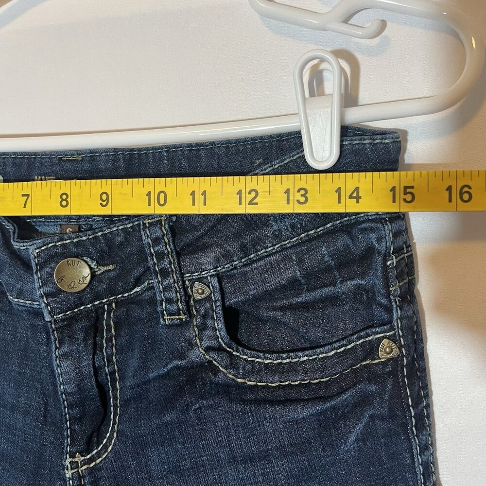 kut from the kloth Women’s Jeans Size 6 Natalie Bootcut Zipper Stretch Pockets - Picture 5 of 16